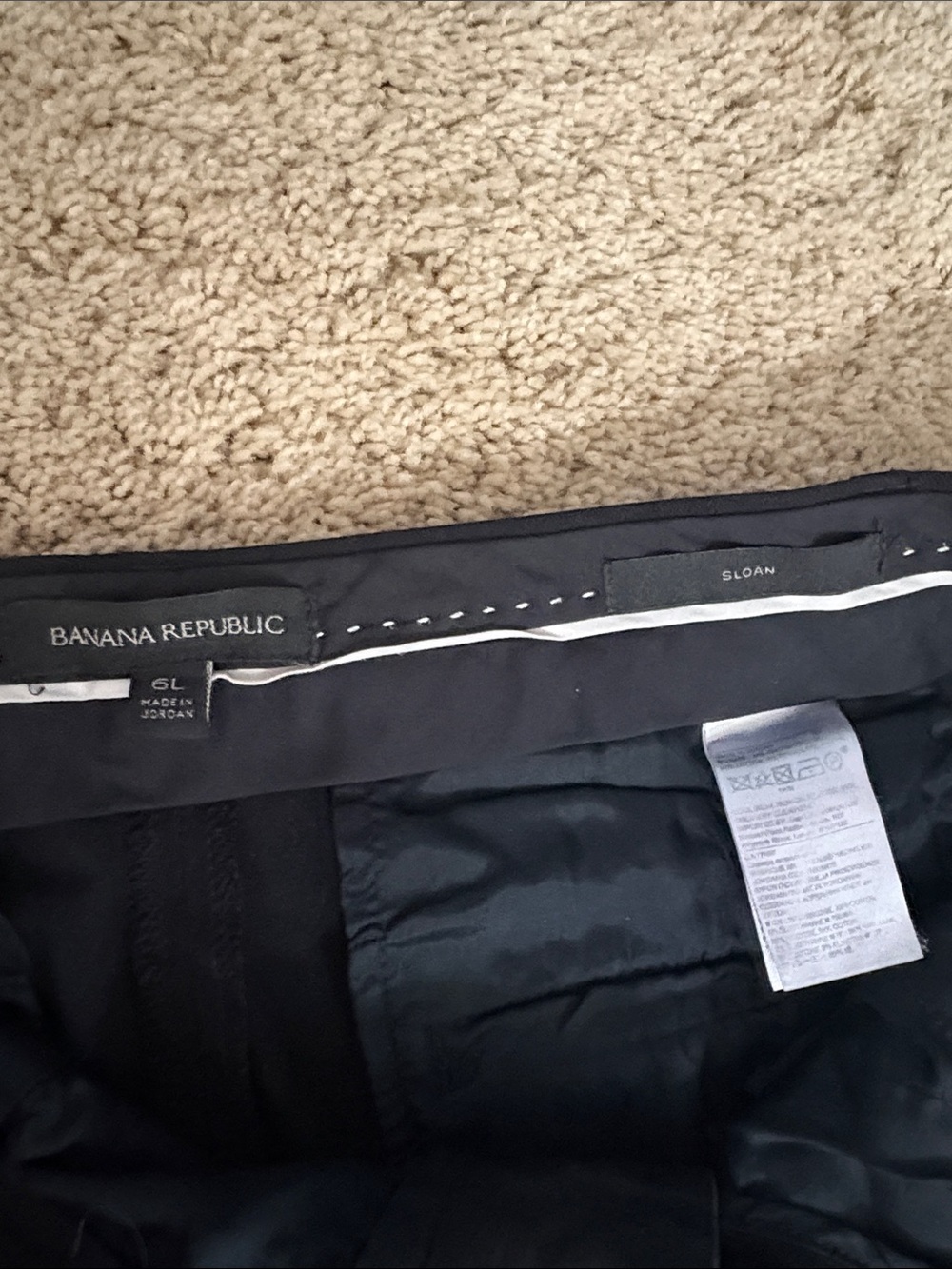 Banana Republic Sloan Ankle Pants in Black